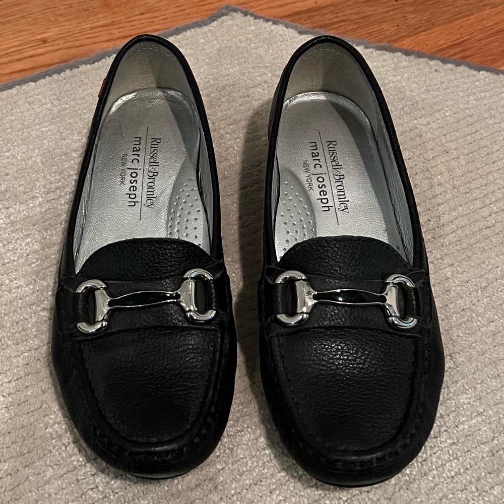Russell & Bromley Black Loafers